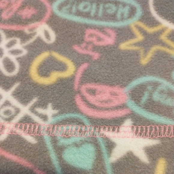 Zoe Bella Fleece Hooded Nightgown, size XS - Picture 3 of 4